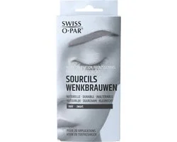 Swiss-o-Par Professionele Verfset Wenkbrauwen Zwart - 1 set