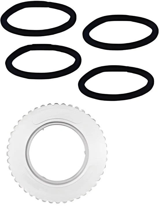 Maxenza Haar Volume Styler Ring 6.5 cm – Inclusief 4 Haarbands voor Extra Volume & Perfecte Updo’s