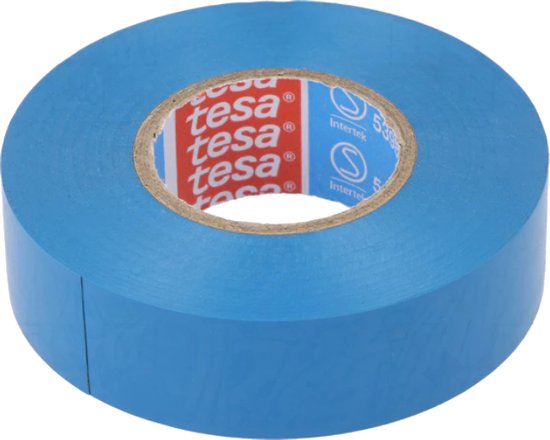 TESA Isolatie Tape - 15mm breed - 10 meter - Blauw