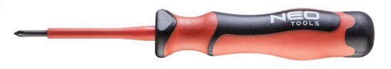 Neo Tools Schroevendraaier PH0x60mm 1000v CRMO Staal TUV M+T