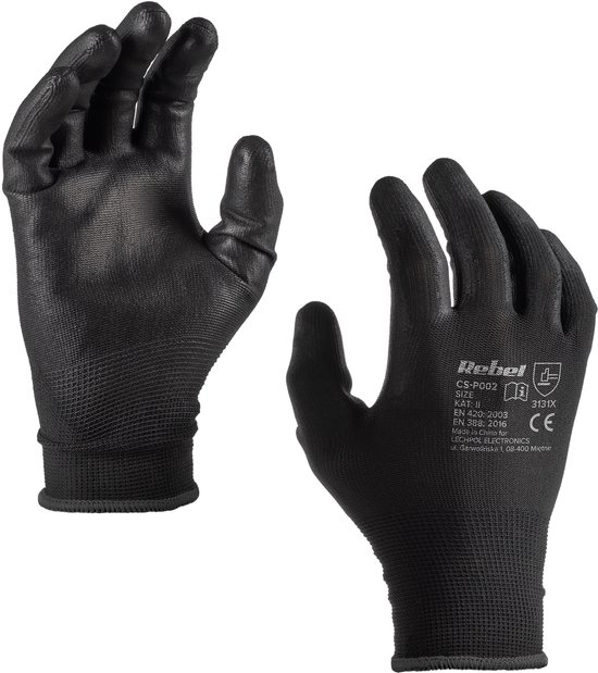 Rebel Tools - Werkhandschoenen - Polyurethaan - Maat 10L - 2 Paar