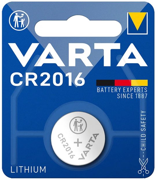 Varta Knoopcel Batterij - Cr 2016 - Lithium Professioneel - 3 Volt