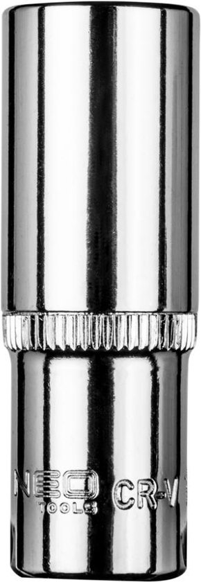 Neo Tools Dop 13 1/4 Aansluiting Lang Classic Strak Zeskant DIN 3124 CRV Staal TUV M+T