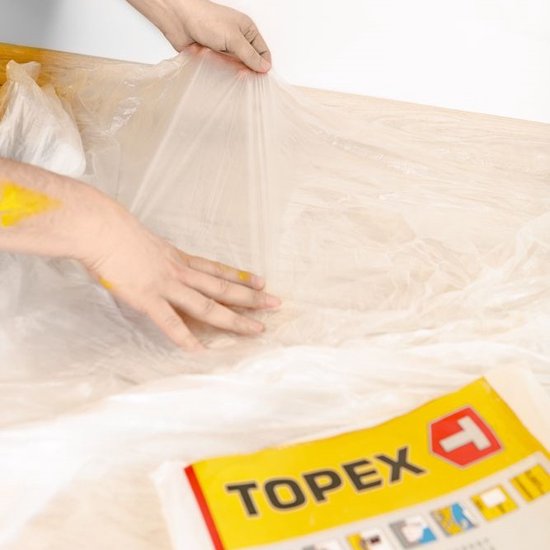 Topex Afdekfolie dikte 0,007mm (4x5m)