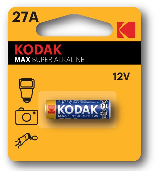 Kodak Ultra 27A Wegwerpbatterij Alkaline