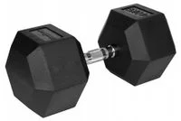 Hantel żeliwny gumowany HEX 40 kg REBEL ACTIVE