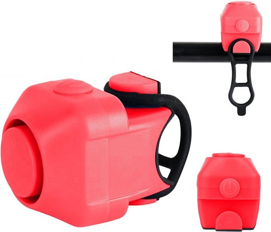 Elektrische Fietsbel - Rood - Waterdicht