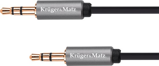 Krüger & Matz Basic Serie - Audiokabel - 3.5 mm - 100 cm