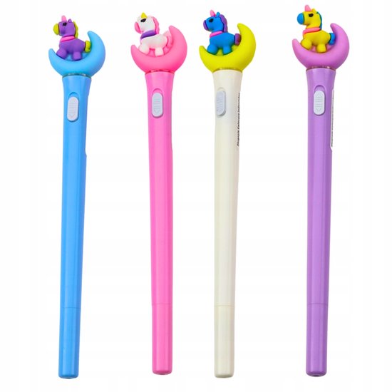 Unicorn LED Pen met Blauwe Inkt - 0.7mm - Touchscreen Stylus