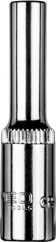 Neo Tools Dop 5 1/4 Aansluiting Lang Classic Strak Zeskant DIN 3124 CRV Staal TUV M+T