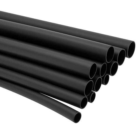 EXTREME Krimpkous 1.5/0.75mm - 2:1 - 1 meter - Zwart - 10 stuks