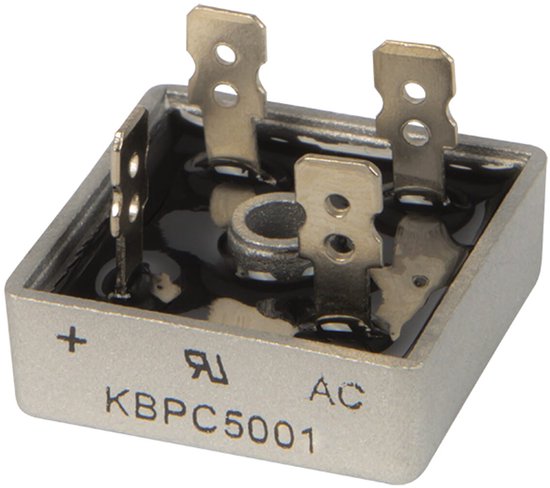 BLOW Brugcel Gelijkrichter KBPC5001 - 100V 50A - AC naar DC Converter