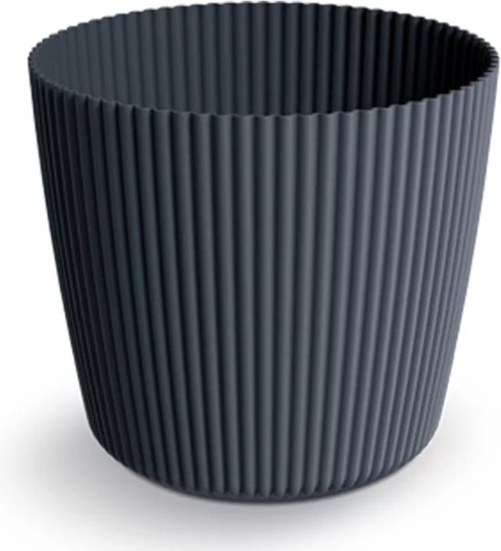 Prosperplast Milly - Bloempot - hittebestendig en UV-bestendig - Antraciet Round ⌀ 109mm