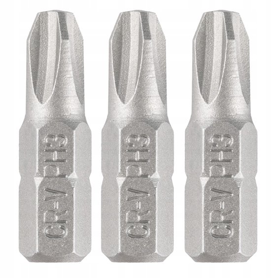 GRAFIET PH3 Bits 25mm - 3 Stuks