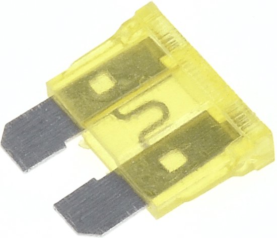 Verba huismerk Steekzekering Midi 20A - geel - voor auto, camper, boot, truck
