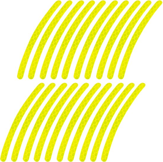 Reflecterende stickers voor autowielen - 20 Stuks