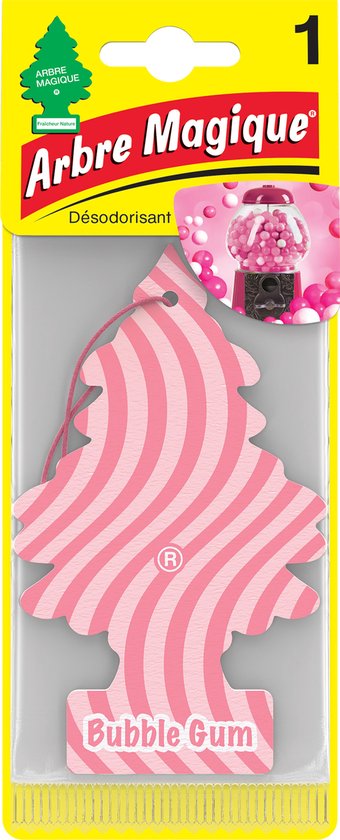 Wonderboom Luchtverfrisser Bubble Gum - auto geurtje - auto parfum - Arbre Magique