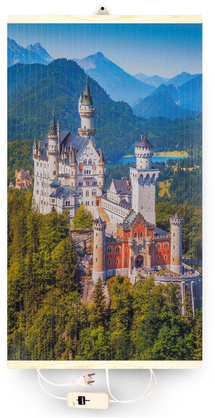 TRIO Infrarood, flexibel verwarmingspaneel TRIO EO400 patroon 9 kasteel - 430W - afmetingen 100x57cm