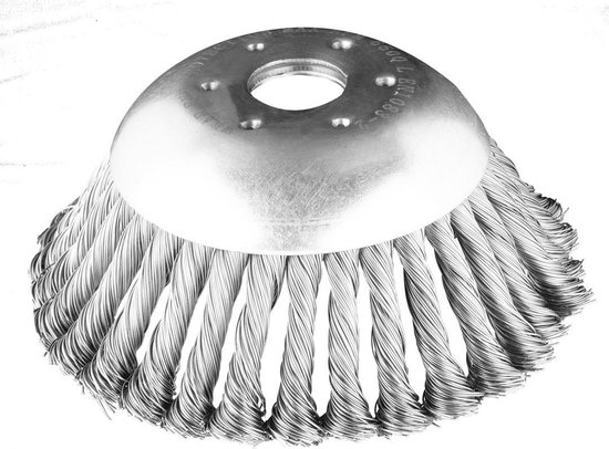 Onkruidborstel 150 mm fijn Gedraaid staaldraad