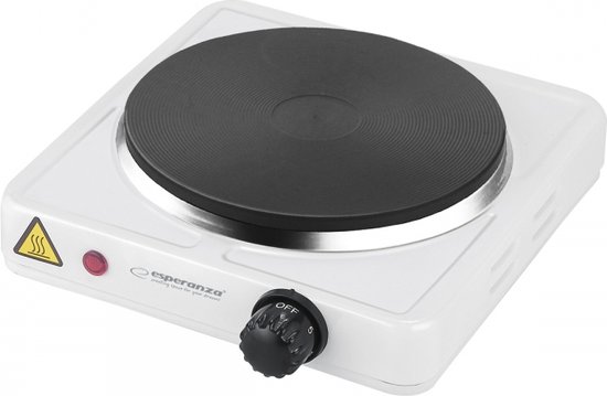 Esperanza EKH002W kookplaat Zwart, Wit Aanrecht Gesealde plaat 1 zone(s)