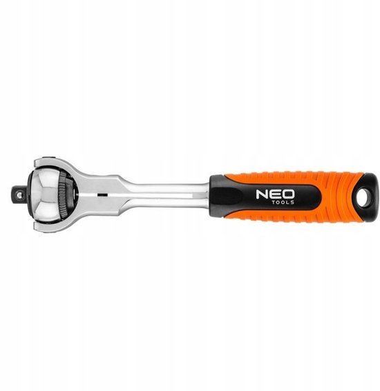 NEO 3/8" Ratel met 72 Tanden en Draaibare Kop
