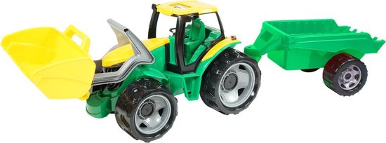 LENA - Tractor met schop en aanhanger - 108 cm - Europese topkwaliteit