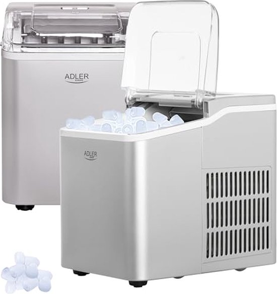 Adler | Ice Maker | AD 8086 | Power 100 W | Silver