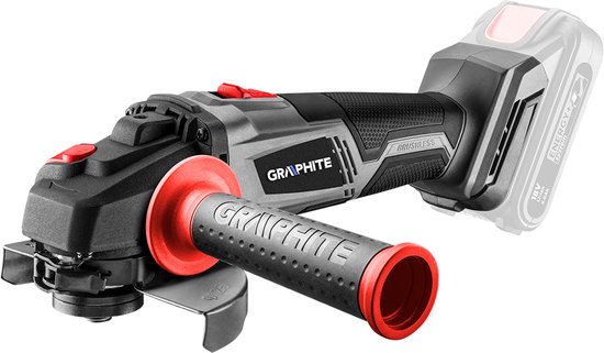 GRAPHITE 58G026 Haakseslijper 125mm 18V Li-ION, Koolborstelloos ENERGY +