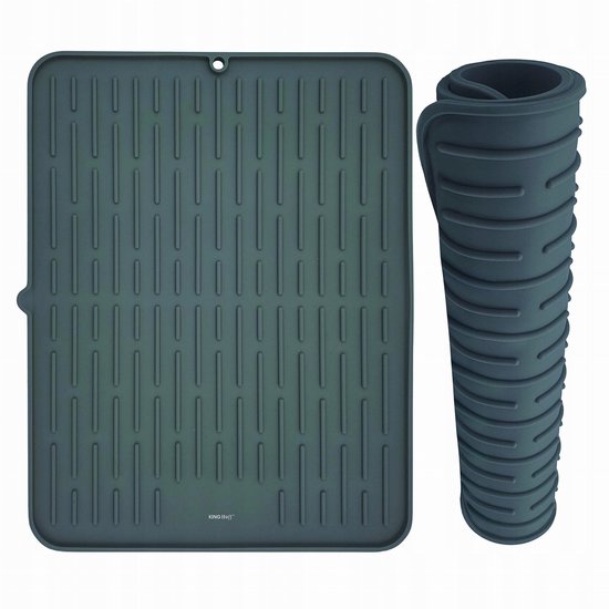 Kinghoff Siliconen Afdruiprek 42x33cm - Grijs