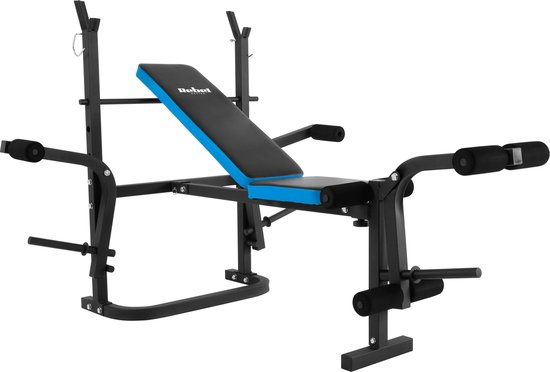 Rebel Active Verstelbare Multifunctionele Halterbank - Trainingsbank - Fitnessbank - Bench Press - Verstelbaar - Inklapbaar
