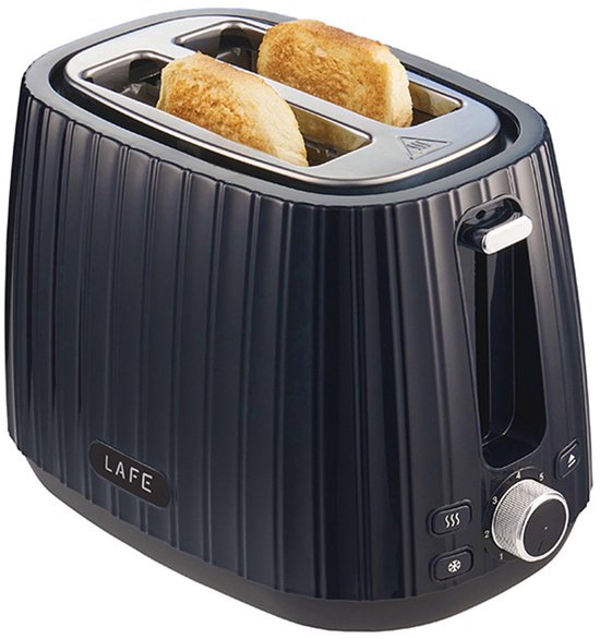 Lafe - Broodrooster - 7-traps toastregeling - max. 1080W - Zwart, Modern