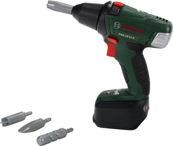 Klein Toys - Bosch mini draadloze speelgoed boor - Speelgoed gereedschap - groen