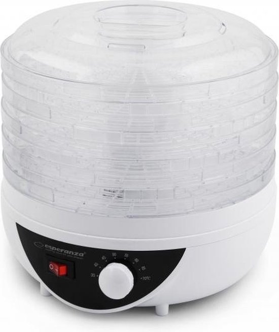 Esperanza Voedseldroger - Transparant - Wit - 250 W Esperanza - EKD002