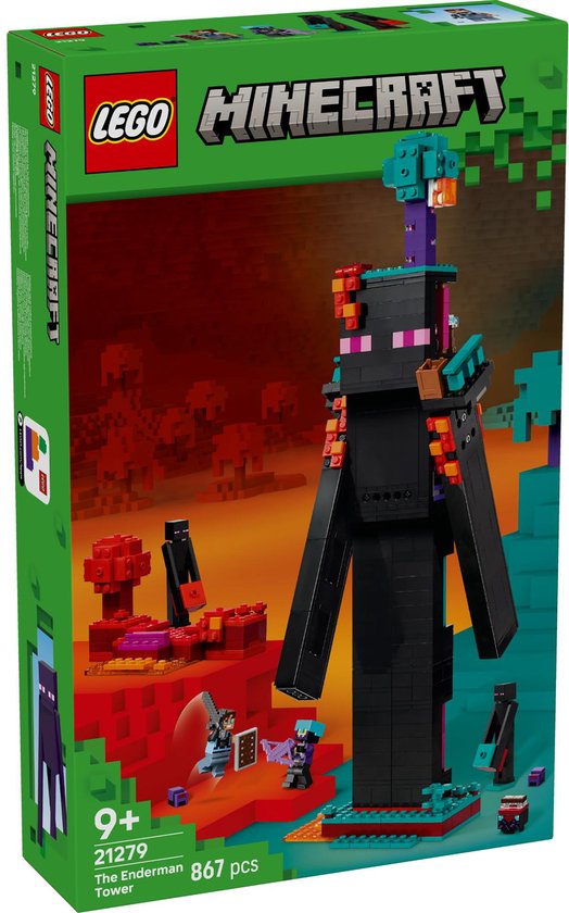 LEGO Minecraft 2in1 De Enderman Toren Speelgoed voor Kinderen - 21279