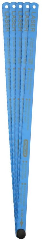 Stanley Metaalzaagblad 300mm - 24T/inch (5 stuks/kaart)