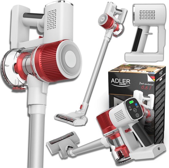 ZAKLOZE DRAADLOZE VERTICALE HANDSTOFZUIGER 300W ADLER | AD7051