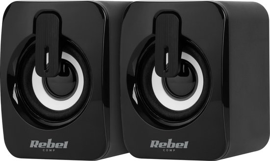 Rebel Comp CS-15 Serie - PC-Speakers - 6W - USB - Klassiek Design