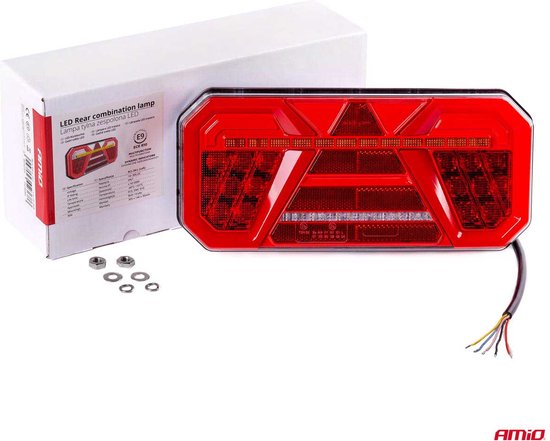 Combinatie LED-achterlicht AMiO RCL-04-L dynamisch, links