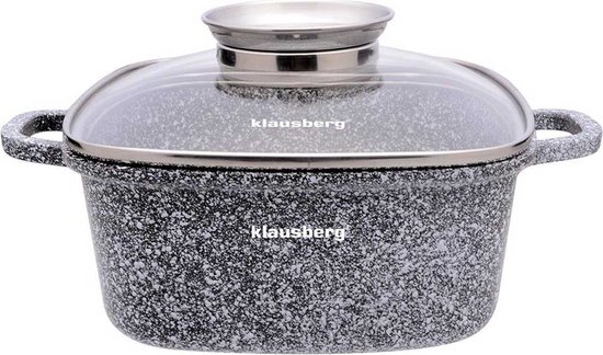 Klausberg 7531 - Marmerlook pan - 26 cm - 5.5 liter