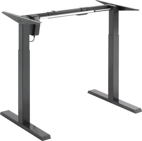 Ergo Office - Zit-sta bureau Elektrisch in hoogte verstelbaar bureauframe tot 80kg | Bureau zonder tafelblad