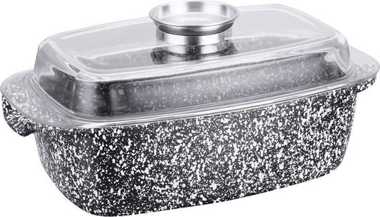 Klausberg KB-7365 Braadpan - met deksel - 4,5L - gietijzer