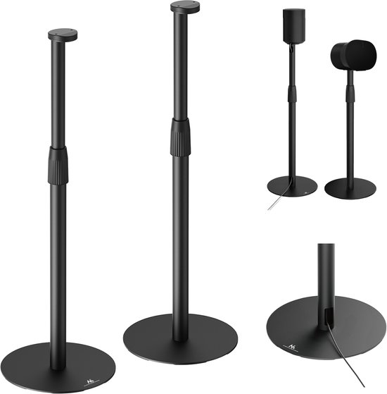 Maclean - 2x Speaker stands - vloerbevestiging, Sonos Era 100 & 300, MC-496