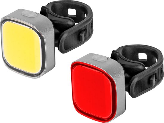 Rebel Serie - Fietsverlichtingsset - 70 Lumen - USB Oplaadbaar - Waterdicht