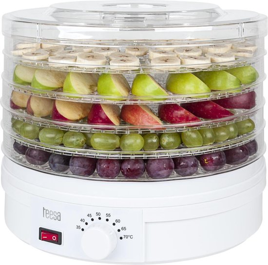 Teesa TSA3030 - Voedseldroger, 5 kg, wit