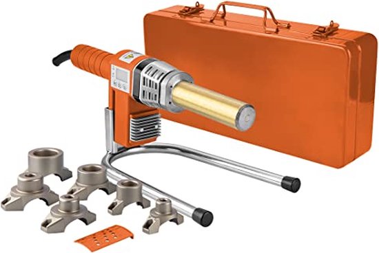 NEO TOOLS Kunststoffrohrschweißgerat 700W, 3 Heizmanschetten, Große 20, 25, 32 mm, fur Rohre: PE, PP, PB, Stromversorgung 230V, 50 Hz, Leistung 700V, Kopftemperatur max 290 Grad Celsius