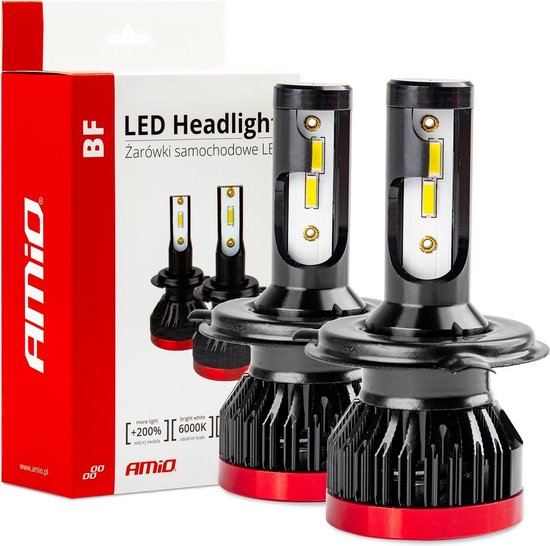 AMiO LED Koplampen BF-serie H4/H19 Dimlichten Wit