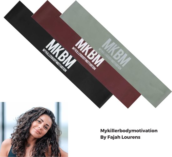 MKBM 3 Stuks Weerstand Fintnessbanden - By Faya Laurens