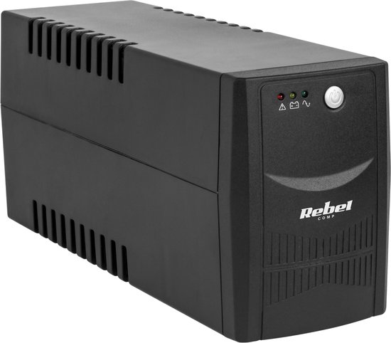 Rebel Micropower Serie - UPS Noodstroomvoeding - 600VA - Snel Omschakelend - Met Accu