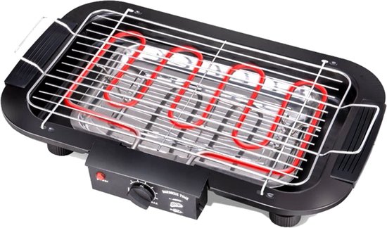 Elektrische Tafelgrill - BBQ - 2000W - Barbecue - Zwart
