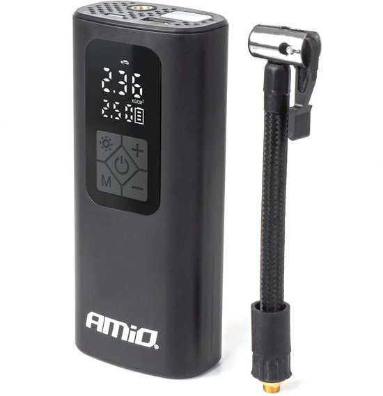 Draagbare Accu Autocompressor 12V – Powerbank & LED – USB-C – 40W – 10 Bar